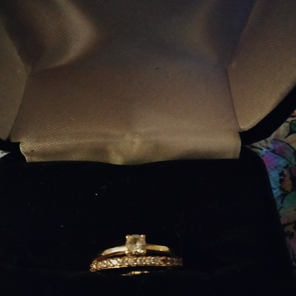Scrap Gold and diamonds Both rings included!